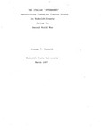 The Italian "internment" : restrictions placed on Italian aliens in Humboldt County during the Second World War by Joseph T. Coohill