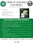 Clubs & Activities Newsletter