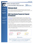 Office of Research & Sponsored Programs Newsletter by Office of Research & Sponsored Program