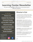 Learning Center Newsletter