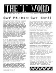 The L-Word: July 1, 1990 by The L-Word