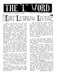 The L-Word : November 1, 1990