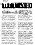 The L-Word : August 1, 1991 by The L-Word