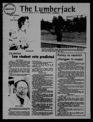 The Lumberjack, October 28, 1976. - NAU Student Newspaper